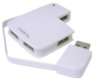 MP763WH - Spiral 4 port USB hub MP763WH - Spiral 4 port USB hub